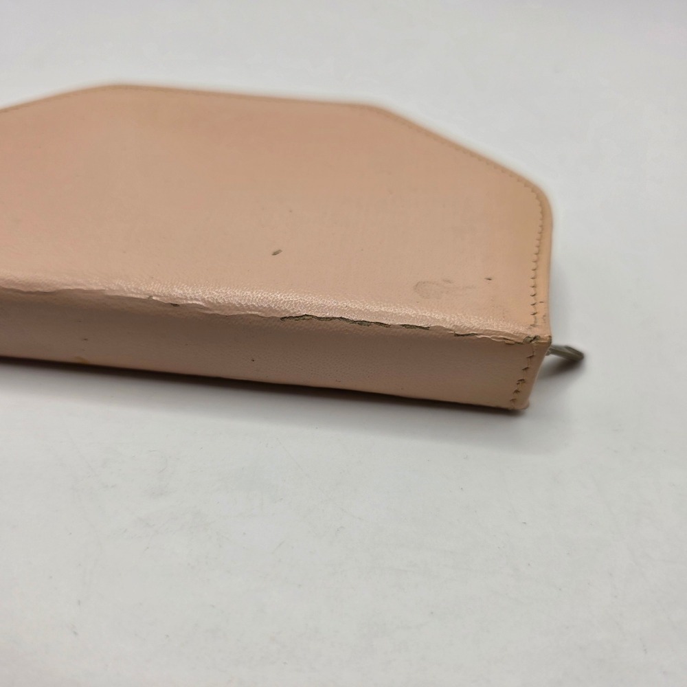 Vintage Stellar Deluxe Austria Manicure Set Pink Marbled Tools Leather Case - Picture 6 of 6
